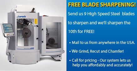 Freee blade sharpening - buy 9 and the 10th is free!